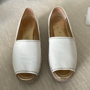 Prada open toe espadrille